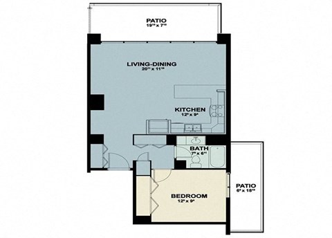 the floor plan of a 2103 sq ft apartment